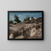 Fort de Fontainebleau au plateau BRL - Jean-Baptiste-Camille Corot — ingelijst kunstwerk aan de muur