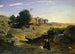 Agar in de woestijn - Jean-Baptiste-Camille Corot — weergave van het kunstwerk