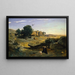 Agar in de woestijn - Jean-Baptiste-Camille Corot — ingelijst kunstwerk aan de muur