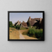 Huizen in de omgeving van Orléans - Jean-Baptiste-Camille Corot — ingelijst kunstwerk aan de muur
