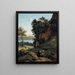 D'Albano in Italië - Jean-Baptiste-Camille Corot — ingelijst kunstwerk aan de muur