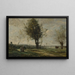 La Rencontre au bord du chemin - Jean-Baptiste-Camille Corot — ingelijst kunstwerk aan de muur