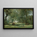 L'Allée verte - Jean-Baptiste-Camille Corot — ingelijst kunstwerk aan de muur