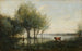 Le Marais - Jean-Baptiste-Camille Corot — weergave van het kunstwerk