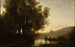Le Passage de la rivière - Jean-Baptiste-Camille Corot — weergave van het kunstwerk