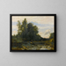 Le Torrent pierreux - Jean-Baptiste-Camille Corot — ingelijst kunstwerk aan de muur