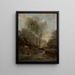 Het Geitenvallei Herinnering aan het Gardameer - Jean-Baptiste-Camille Corot — ingelijst kunstwerk aan de muur