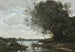 De boot geladen met hooi - Jean-Baptiste-Camille Corot — weergave van het kunstwerk