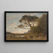 van het grote parasoldennenboom Souvenir d'Italie - Jean-Baptiste-Camille Corot — ingelijst kunstwerk aan de muur