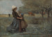 van Les deux sœurs dans la prairie - Jean-Baptiste-Camille Corot — weergave van het kunstwerk