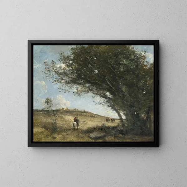 De Galliërs - Jean-Baptiste-Camille Corot — ingelijst kunstwerk aan de muur