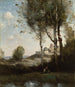 van de Toscaanse speurders (Case Conflict) - Jean-Baptiste-Camille Corot — weergave van het kunstwerk