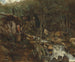 van een stroom met een staande geit die weeft - Jean-Baptiste-Camille Corot — weergave van het kunstwerk