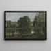 Marcoussis La Mare aux Vaches - Jean-Baptiste-Camille Corot — ingelijst kunstwerk aan de muur