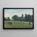 Marcoussis De koeien op de weide - Jean-Baptiste-Camille Corot — ingelijst kunstwerk aan de muur