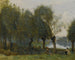 Montgeron, Saulaie aan de waterkant - Jean-Baptiste-Camille Corot — weergave van het kunstwerk