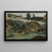 Morvan, Petit Moulin - Jean-Baptiste-Camille Corot — ingelijst kunstwerk aan de muur
