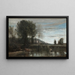 Zwembad bij Ville-d'Avray - Jean-Baptiste-Camille Corot — ingelijst kunstwerk aan de muur
