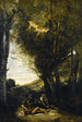 Saint Sébastien secouru par les saintes femmes - Jean-Baptiste-Camille Corot — weergave van het kunstwerk