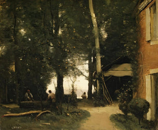 JeanBaptisteCamille Corot - The Banks of the Seine at Conflans.webp