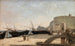 La plage d'Étretat - Jean-Baptiste-Camille Corot — weergave van het kunstwerk