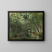 De palingvissers - Jean-Baptiste-Camille Corot — ingelijst kunstwerk aan de muur