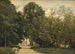 van Jean-Baptiste-Camille Corot's Schilderij De ingang van de villa van M. Dubuisson in Brunoy — weergave van het kunstwerk
