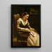 La Lettre - Jean-Baptiste-Camille Corot — ingelijst kunstwerk aan de muur