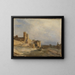 van het Paleis van de Pausen in Avignon - Jean-Baptiste-Camille Corot — ingelijst kunstwerk aan de muur