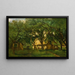 La Ferme Toutain à Honfleur - Jean-Baptiste-Camille Corot — ingelijst kunstwerk aan de muur