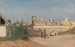 Een stadswijk buiten de stad - Jean-Baptiste-Camille Corot — weergave van het kunstwerk