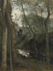 Een beekje onder bos - Jean-Baptiste-Camille Corot — weergave van het kunstwerk