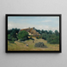 Een boerderij in Saint-Martin-du-Bon-Fossé nabij Saint-Lô - Jean-Baptiste-Camille Corot — ingelijst kunstwerk aan de muur