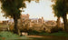 Vue des jardins Farnèse, Rome - Jean-Baptiste-Camille Corot — weergave van het kunstwerk