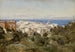Vue van Genua - Jean-Baptiste-Camille Corot — weergave van het kunstwerk