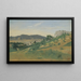 Uitzicht op Olevano - Jean-Baptiste-Camille Corot — ingelijst kunstwerk aan de muur