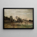 Stad Ville-d'Avray Vachère aan de vijver - Jean-Baptiste-Camille Corot — ingelijst kunstwerk aan de muur