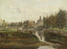 Uitzicht op Moret-sur-Loing - Jean-Baptiste-Camille Corot — weergave van het kunstwerk