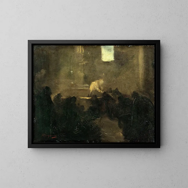 La Communion - Jean-Baptiste Carpeaux — ingelijst kunstwerk aan de muur