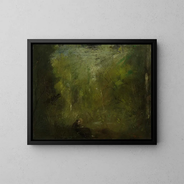 Solitude à la fort - Jean-Baptiste Carpeaux — ingelijst kunstwerk aan de muur