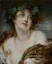 Bacchante - Jean-Baptiste Greuze — weergave van het kunstwerk