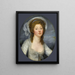 Portret van een jonge vrouw genaamd Mademoiselle Montredon - Jean-Baptiste Greuze — ingelijst kunstwerk aan de muur