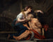 La Charité romaine - Jean-Baptiste Greuze — weergave van het kunstwerk