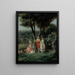 Wandel in een park - Jean-Baptiste Hilaire — ingelijst kunstwerk aan de muur