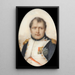 Portret van Napoleon I, keizer van de Fransen - Jean-Baptiste Isabey — ingelijst kunstwerk aan de muur