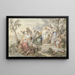 The Discovery of Moses - Jean-Baptiste Le Prince — framed artwork on a wall