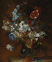 Natuurschilderij met bloemen in een vaas - Jean-Baptiste Monnoyer — weergave van het kunstwerk