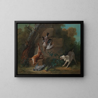 JeanBaptiste Oudry - Dog Guarding Dead Game.webp