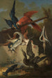 Poissons, oiseaux de mer et perroquets - Jean-Baptiste Oudry — weergave van het kunstwerk