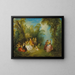 Feestelijke hofscène bij een fontein - Jean-Baptiste Pater — ingelijst kunstwerk aan de muur